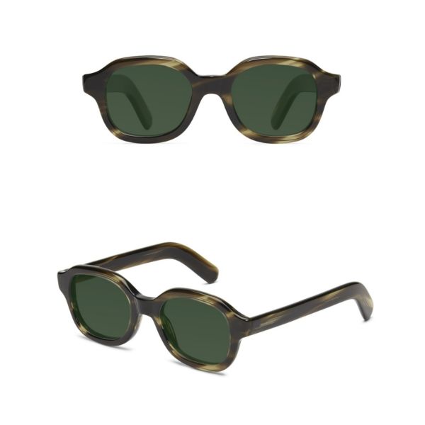 Unisex Fashion Square Sunglasses Acetate durable frame UV 400 protection  for Men Women