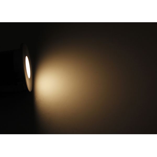 Glass Tempered LED Deck Lights / ABS International Outdoor Recessed Garden Lights