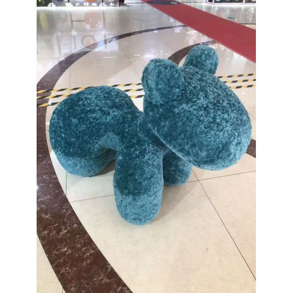 Cartoon Cute Single-Person Sofa Chair Creative Living Room Accent Pony Ottoman Stool Lazy Leisure Lounge for Bedroom Application