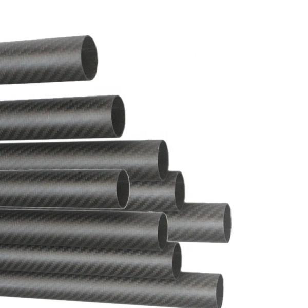 200 Degree Heat Resistant Carbon Fiber Rod 3k Twill Curved Tube Connectors for Market