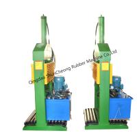 Cortador de borracha elétrico vertical da tampa de segurança XQ-125 com CE