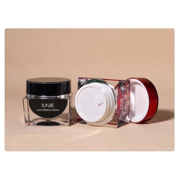 Collar Material Acrylic Cap Material Plastic 30g 50g Cream Jar for Cosmetic Storage Container