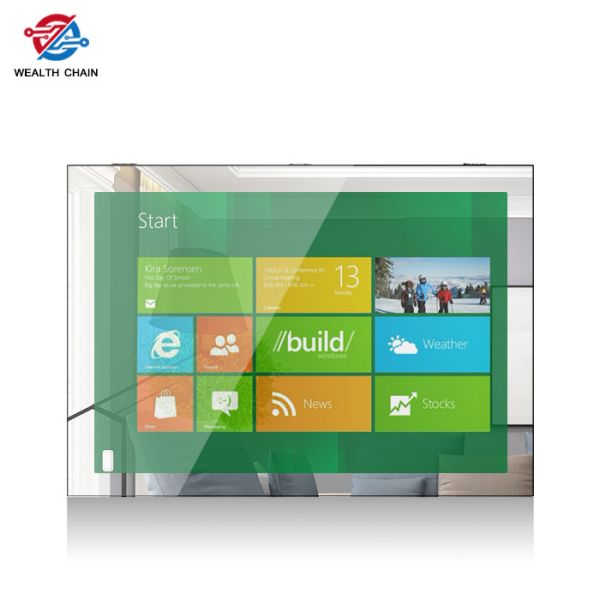 43 Mirror LCD Display For Outdoor Transmittance 50% Media Player
