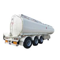 3 essieux pétrolier de carburant 42CBM Semi-remorque 5 mm épaisseur du corps du réservoir