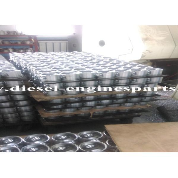6D105 Forged Steel Pistons Phosphating Bright Color Diesel Engine Parts
