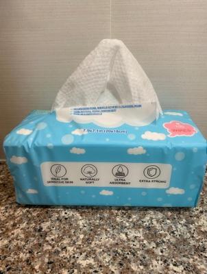 Устранимые ткани сушат ткани 100% хлопка лицевой ткани младенца на ежедневное