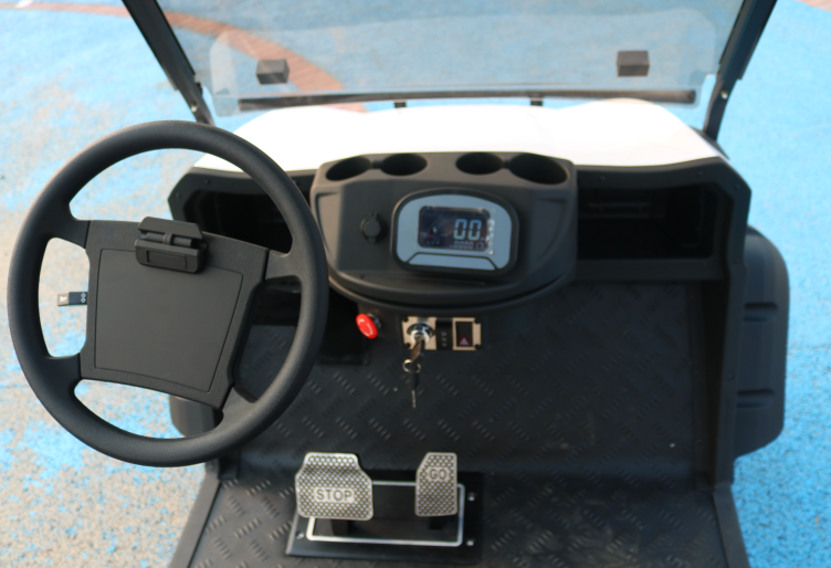 Электрическая тележка для гольфа Новый стиль 60V100Ah Свинцово-кислотная батарея Новый дизайн Конфигурация высокого класса