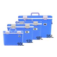 Boîte de refroidisseur portable Boîte de stockage à froid pour la chaîne de transport de médicaments à froid 10L 12L 18L 35L