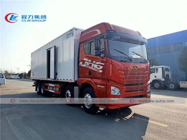 Caminhão da caixa do congelador de FAW 30T com o refrigerador Thermo do rei MP-4000