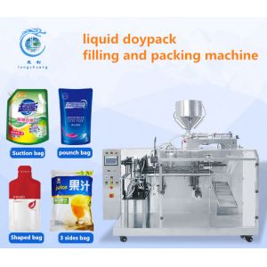 Juice Doypack Packaging Machine Jam Zipper Bag Automatic Packaging Machine