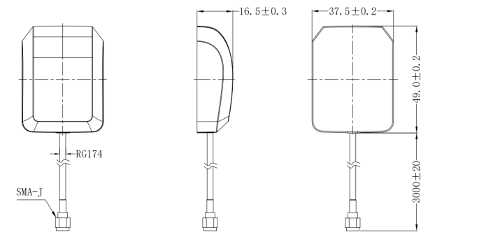 GNSS GPS Antenna 35 Ceramic Chip Satellite AIS Navigation for Marine Navigation HN-705