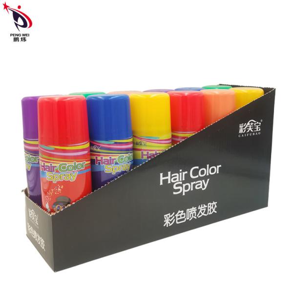 ISO9001 Dye Hair Color Sprays Practical Smudgeproof Washable Color Hair Spray