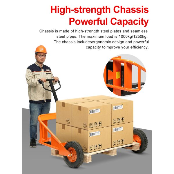 SINOLIFT NPT Serise Capacity Load 1000Kg Rough Terrain Pallet Truck