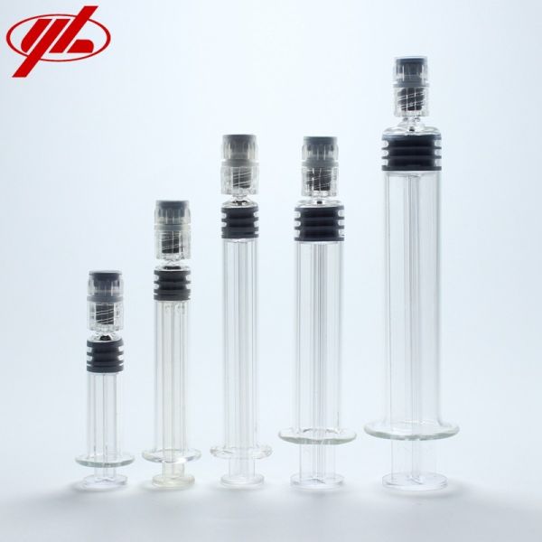 Стеклянный презаполненный шприц Медицинский или косметический стеклянный презаполненный шприц