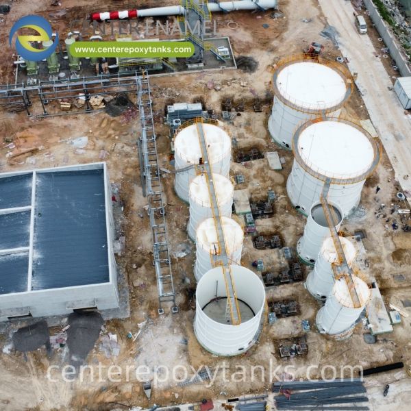 FBE Coated Tank for Palm Oil Mill Effluent Wastewater Treatment- Specifically designed for durable containment of high-organic POME.