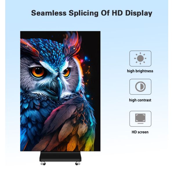 Foldable LED Mobile Poster Screen in P2.5 P1.86 P1.53 P1.25