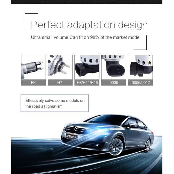 40000lm 6500K 8000K Motorcycle Headlight Bulb 9005 9006/9012