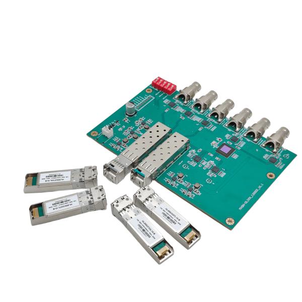 Hot-pluggable SFP+ 12G Video SDI Optical Cable Module With LC Fiber Connector