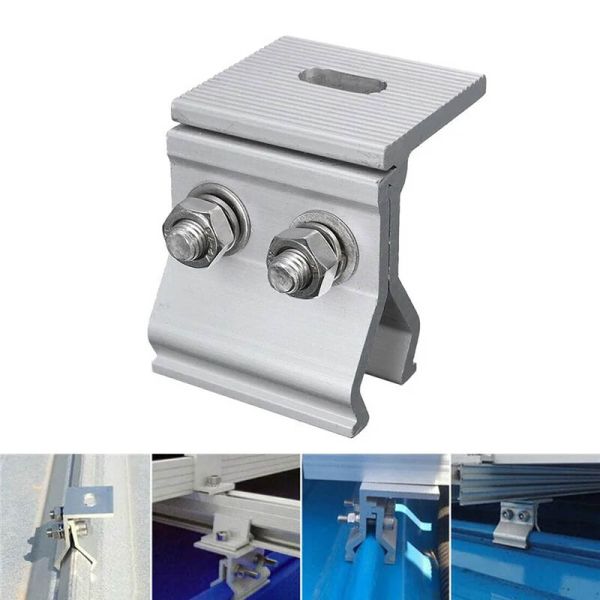 CE Солнечные монтажные аксессуары Нержавеющая сталь Металлическая крыша Солнечные панели Монтажные зажимы