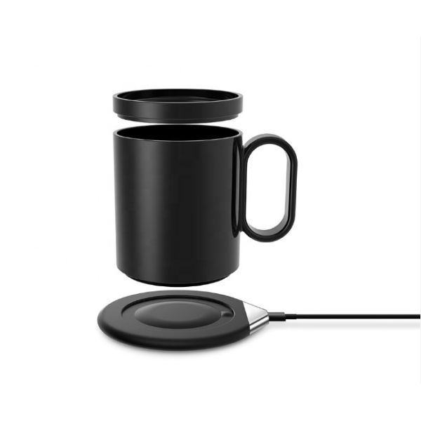 Kingda Waterproof Portable Wireless Mobile Charger , 350ml Wireless Charger Mug