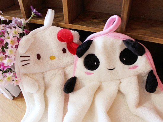 Cute Animal Microfiber Kids Children Cartoon Absorbent Hand Dry Towel Lovely Hand Towel