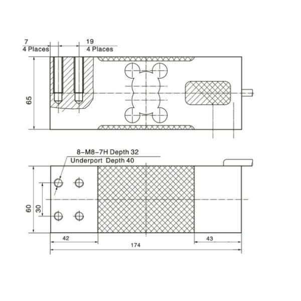Aluminum Single Point Load Cells 30kg-500kg For Industrial Weighing Automation Systems WL-118