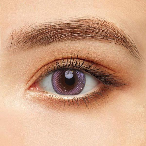 Realistic Eye Amethyst Color Contact Lens 14.2mm For Daily Use