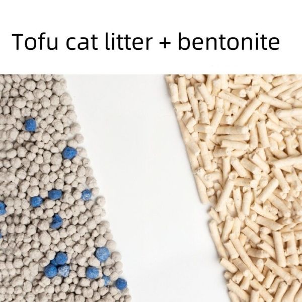 100% Natural Sand Cat Litter Strong Clumping Mixed Cat Litter Odor Control Dust Free
