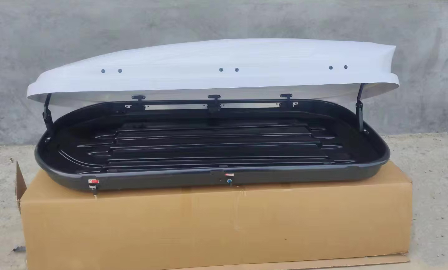 SUNSING High Quality ABS+PC+ASA Car Roof Box New Usage Car Roof Top with Roof Rail and Car Rack Roof Mount Placement