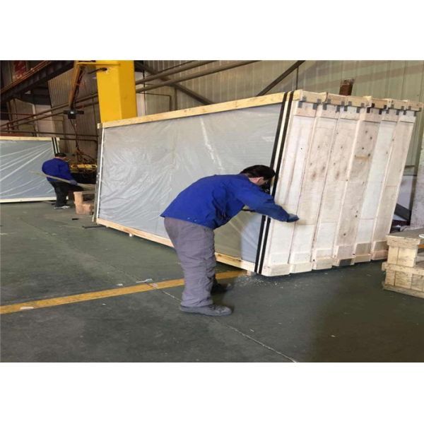 Bend / Curved Tempered Safety Glass For Curtain Wall , Toughened Safety Glass