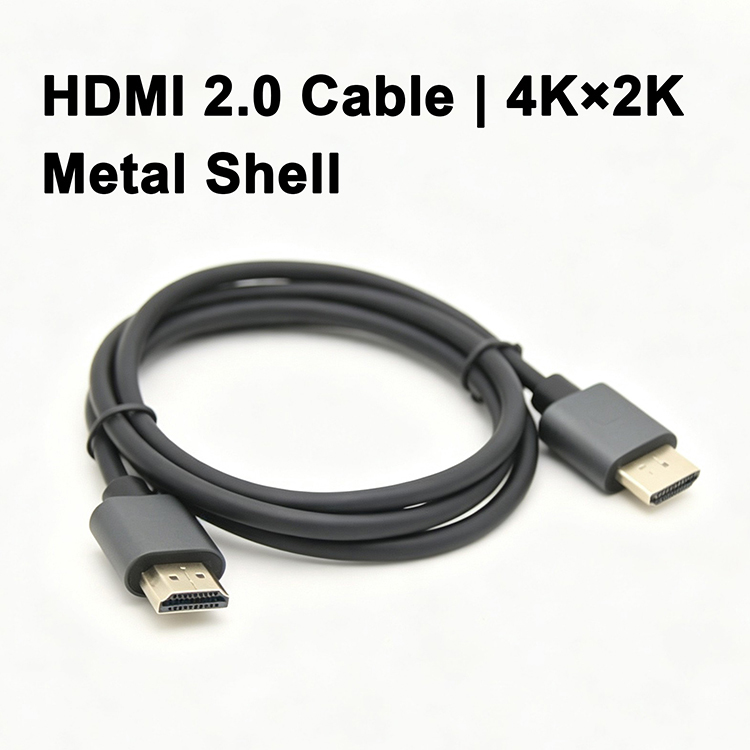 Ultra Thin Soft 4K 2K 1080P Alloy Shell Full Copper Male To Male Female HD HDMI 2.0 Cable for Computer Laptop Monitor Computer