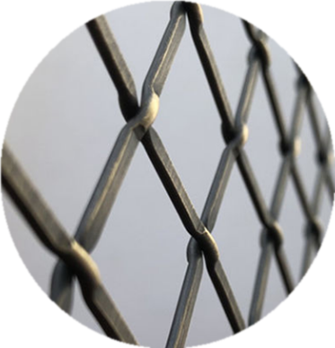 Antique Brass Decorative Wire Mesh For Cabinets Wire Dia 1.8mm Aperture 20mm