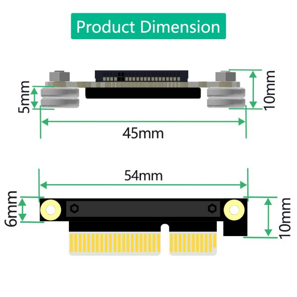 Новая версияM.2 NGFF nvme M-key SSD на PCI-E 4X расширительный кабель с магнитной подставкой