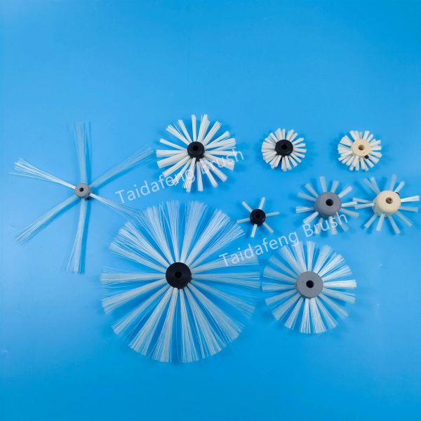 32mm - 300mm Dia HVAC Duct Cleaning Brush For Surface Treatment Pipe Coating