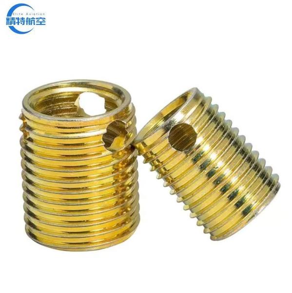 Metric Thread Sizes High Precision 308 Slotted Thickwall Selftapping Slotted Insert Self-Tapping Threaded Inserts