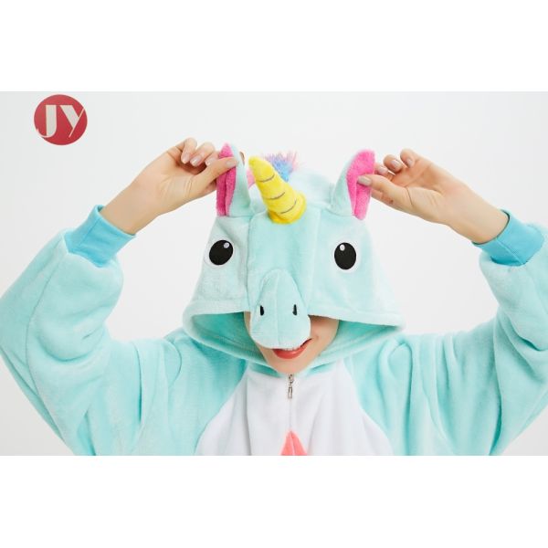 Custom Fancy Cartoon Kigurumi Onesie unicorn Dress Animal Festival Pajamas