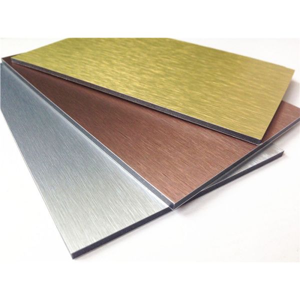 5mm, 3003 сплав, почищенная щеткой алюминиевая составная панель