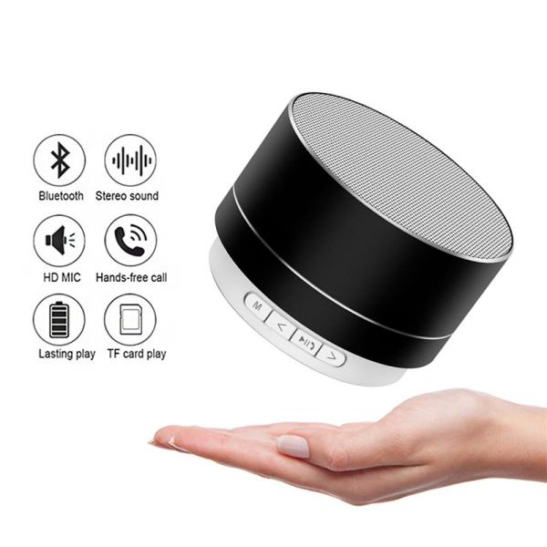 High Sound Quality Customizable Logo Metal Mini Waterproof Wireless Blue tooth Speaker For Outdoor Home