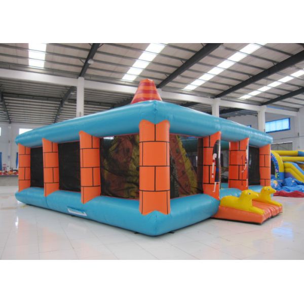 OEM/ODM Открытый парк развлечений Надувная скалолазающая стена 0,55 мм ПВХ брезент