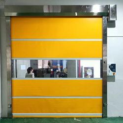 安全なPVC高速ドア赤外線セキュリティシステム 安全な通過事故保護 破裂耐性 900N/800N 曲線/織り