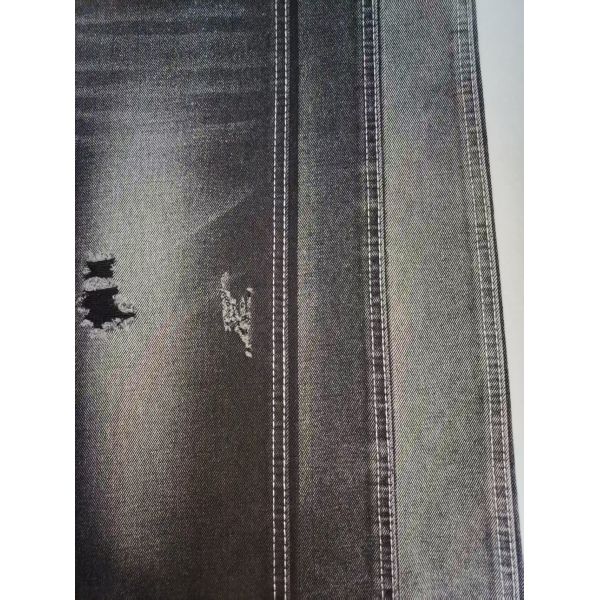 11.3oz Heavyweight BLACK/BLACK Denim Fabric With 10x7 Construction For Jeans