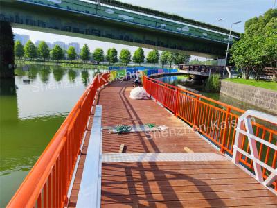 Doca de alumínio de flutuação de Marine Floating Pontoon Bridge Aluminium da doca do molhe
