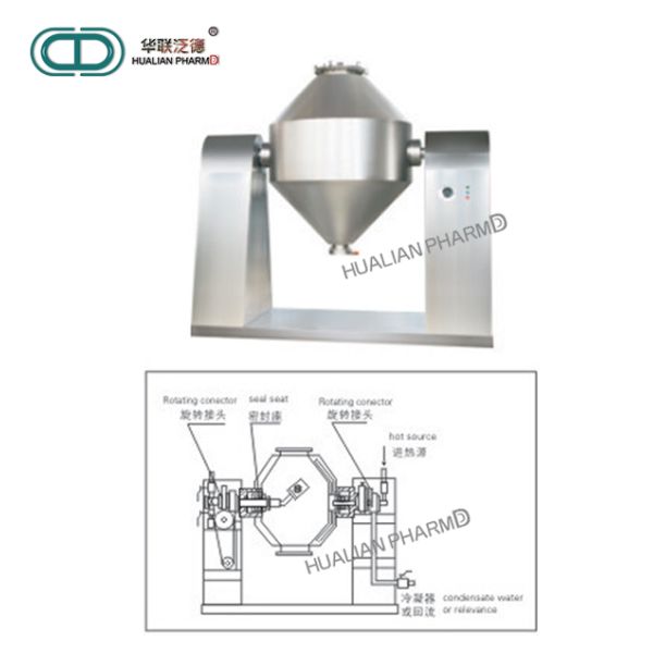 SZG Pharmaceutical Granulation Equipments Rotary Cone Vacuum Dryer-high efficiency /big capacity /
