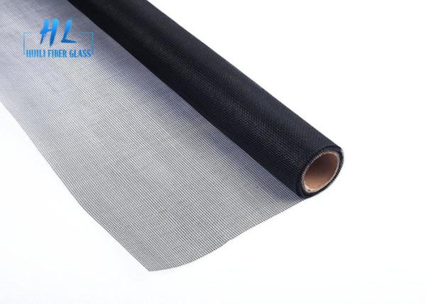 Plain Woven Fiberglass Fly Screen Mesh , Bending - Resistant Fiberglass Mosquito Net