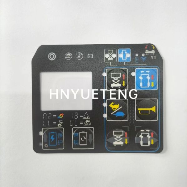 Weather Resistant Platform Lift Control Box Decal Scissor Lift Decals For GTJZ0608S