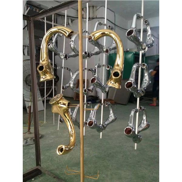 Large Capacity Brass Zinc Alloy Water Tap Faucet Gold Color PVD Vacuum Coating System
