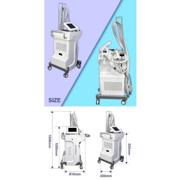 Best rf vacuum cavitation machine / vela vacuum roller body shape slimming machine LF-162