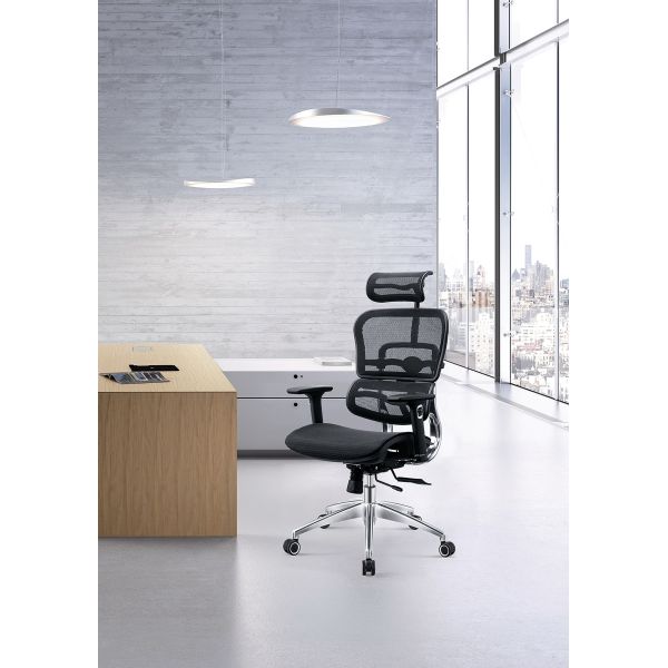 Gaming Imported Mesh Revolving Computer Chair with Sliding Seating