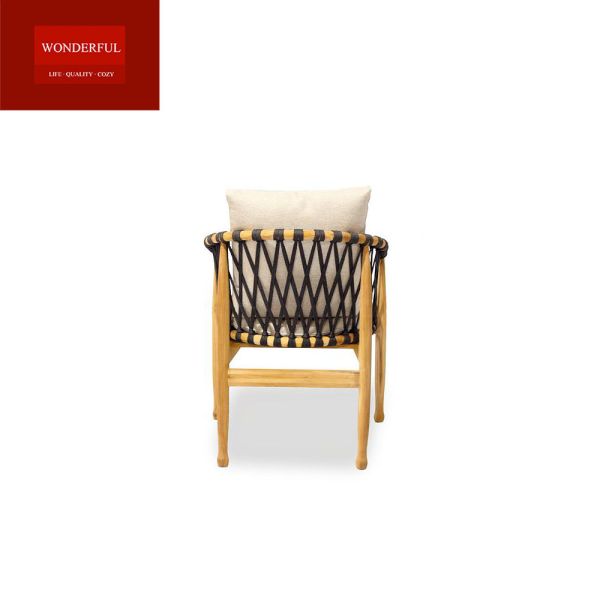 Comfortable Rattan Outdoor Garden Chair with Modern Design Style and Quick Dry Foam