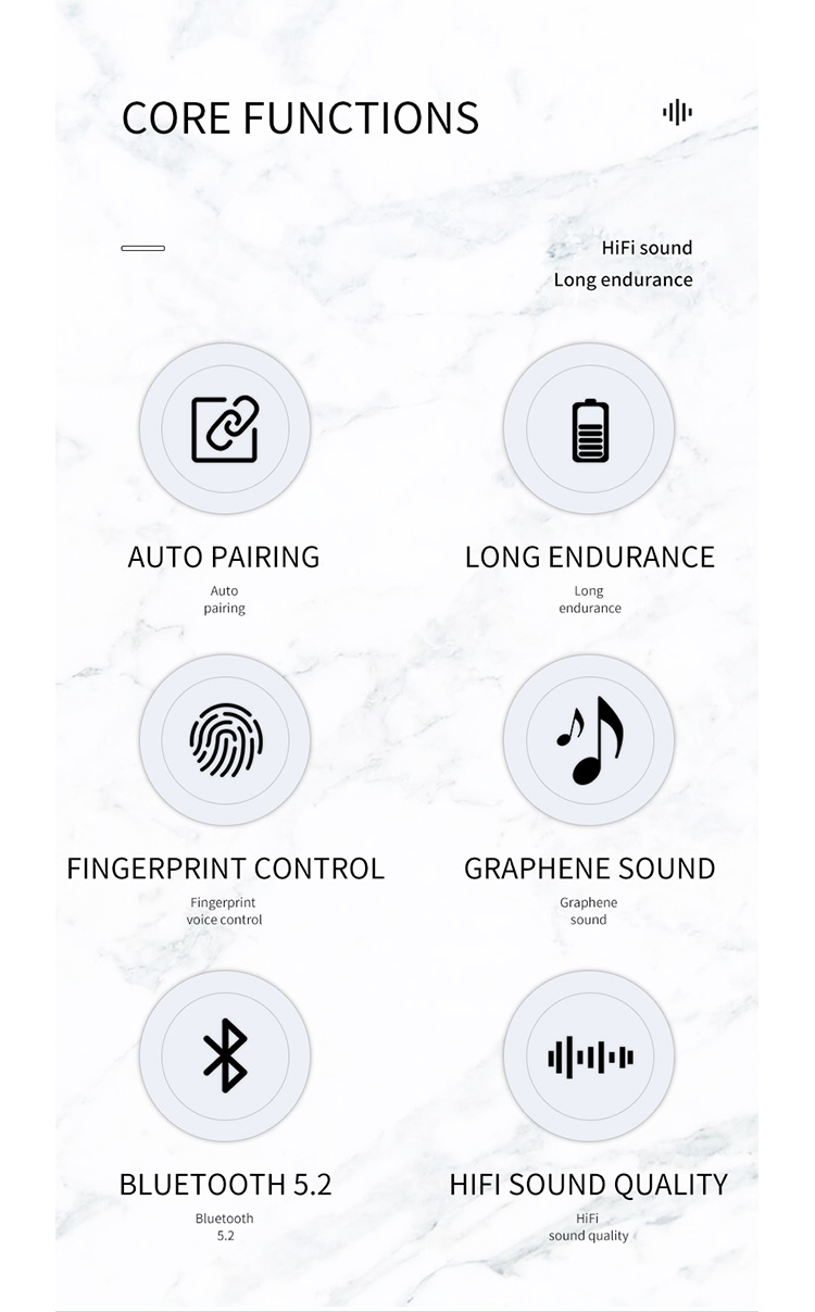 750 Hifi Sound Type C Earbud With Digital Display True Wireless Stereo Earphone Factory